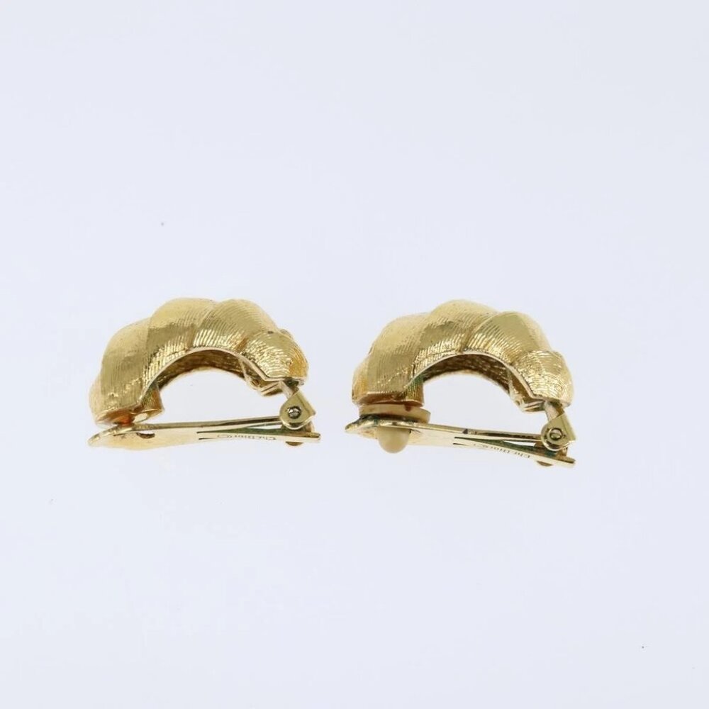 Christian Dior Earring metal Gold Auth bs30345 - Picture 3 of 11